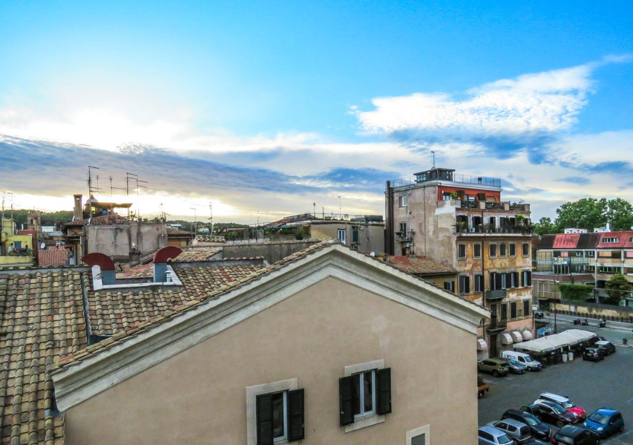 Mattia'S Penthouse - View Over Trastevere Roofs Roma Ngoại thất bức ảnh